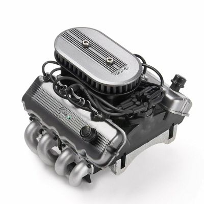 JOYSOG RC Car F76 V8 Simulate Engine Motor Cooling Fans Radiator for 1/10 TRX4 TRX6 G500 SCX10 D90 RC Brushless Motor Fan Heat Sink Kit