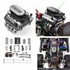 JOYSOG RC Car F76 V8 Simulate Engine Motor Cooling Fans Radiator for 1/10 TRX4 TRX6 G500 SCX10 D90 RC Brushless Motor Fan Heat Sink Kit view 2