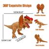 Wilomis Dinosaur Stuffed Animal - 20.5'' Dilophosaurus Plush Toy with Beautiful Arched Crests, Soft Stuffed Dinosaurs for Boys 3-5 Kids Birthday GiftMale  view 2