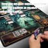 MTG Playmat Size 24x14in Free Storage Bags Non-Slip Backing Printing, Ideal for Card Game Enthusiasts TCG Playmat (with Zone,High-Tech) view 4