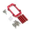 Servo Mount Set Aluminum ARA320574 for Arrma Kraton 6S Typhon 6S Outcast 6S Notorious Mojave Talion Fireteam Upgrade Parts (Red) view 4