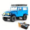 BEEZRC FMS 1/10 RC Crawler FJ40 Toyota Licensed RS 4WD 2.4G Model Rc Car Hobby 4x4 RC Rock Crawler Offroad RC Truck Remote Control Car with Transmitter for Adults (Blue) FMS11035RSBU view 1