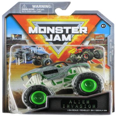 Monster Jam 2023 Spin Master 1:64 Diecast Truck Series 31 Steel Reveal Alien Invasion