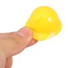 10 Pack Dollhouse Toy Construction Hard Hats, Bulk Plastic Worker Kids Party Hat, Birthday for Construction Birthday Party, Childrens Engineer,Building Dress Up Cap, Theme Favors (Yellow) view 2