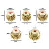5pcs 32DP 3.17mm Sprocket Motor Gears Set 16T 17T 18T 19T 20T for 1/10 RC Car 3650 540 550 Brushless Motor Shaft Sprocket Replacement Parts view 4