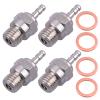 CrazyHobby N4#4 NO.4 Glow Plug 70117 Medium Hot Spark Nitro Engine Parts for Traxxas HPI HSP Kyosho Redcat 1/8 1/10 RC Car Truck Buggy Replace OS 8 (4PCS) view 2