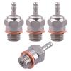 CrazyHobby N4#4 NO.4 Glow Plug 70117 Medium Hot Spark Nitro Engine Parts for Traxxas HPI HSP Kyosho Redcat 1/8 1/10 RC Car Truck Buggy Replace OS 8 (4PCS) view 3