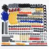 496 Pcs Technical Parts Building Blocks Gears Axle Pin Connector Compatible with Major Brand Toy Technical Cam Worm Cogs Gears Steering Parts Differential Engine Kit MOC Pieces for Replacement view 1