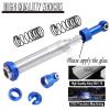 hopsupRC 100mm Front Rear Shocks Absorber Damper Upgrades for 1/10 RC Hobby Cars,4PCS 7075 Aluminum Full Metal RC Shocks Absorber,Navy Blue view 4