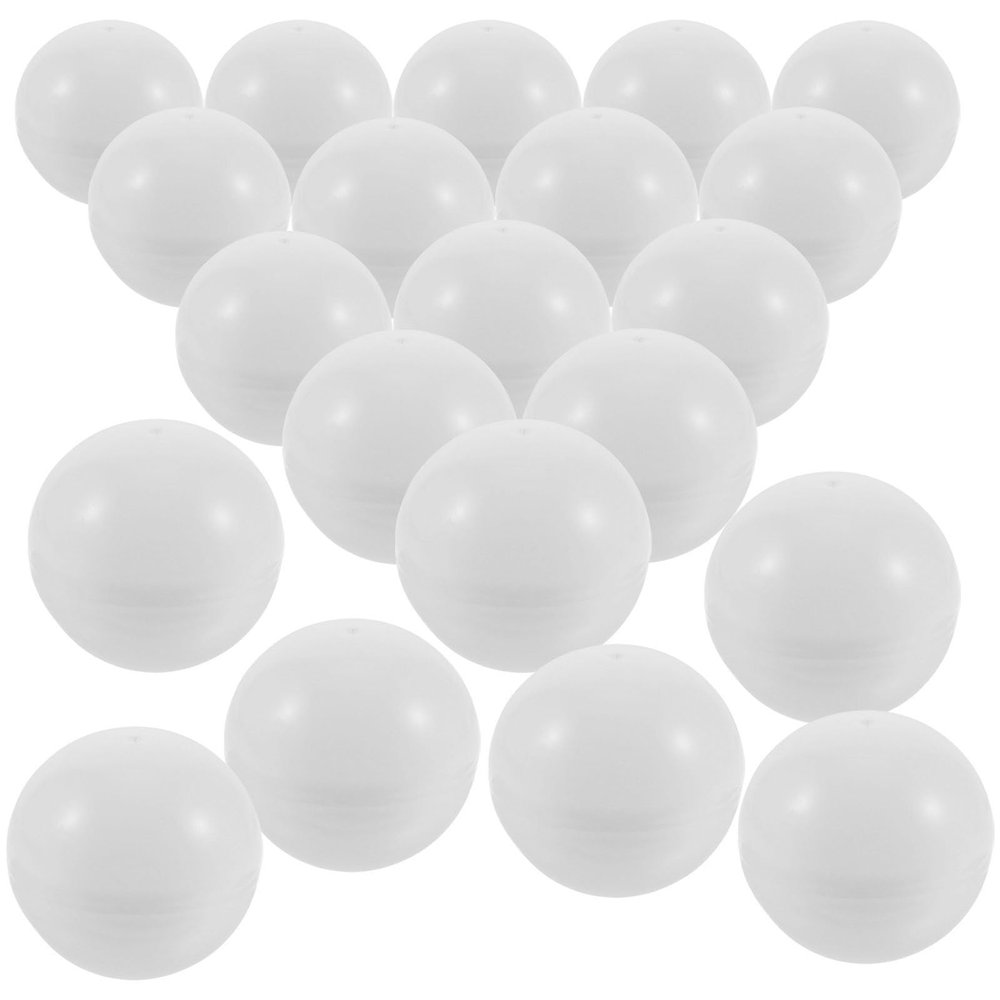 25pcs Raffle Bingo Ball Set - 1.57 Inch White Raffle Balls for Lottery Games, for Events, Parties, and Festive Activities