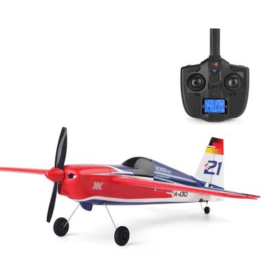 QIYHBVR RC Plane, Remote Control Airplane, 2.4Ghz 4 Channel RC Aircraft Fighter with Brushless Motor, 6 Axis Gyro, Multiple Flight Modes, Easy & Ready to Fly for Adults and Beginners