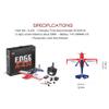 QIYHBVR RC Plane, Remote Control Airplane, 2.4Ghz 4 Channel RC Aircraft Fighter with Brushless Motor, 6 Axis Gyro, Multiple Flight Modes, Easy & Ready to Fly for Adults and Beginners view 2