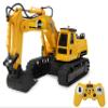 JAMARA S-Matic 2.4 GHz Excavator, 360 Tower Rotation, Charging/Unloading, Yellow view 1
