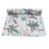 Aashita Creations Toddler Hand Work Kantha Cotton Baby Quilt, Bedspread Throw Floral Printed Baby Quilt_1073 view 1