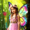 MYUBWTF Ridescence 13 Inches Star Wand Elf baton, Angel Star Magic Wand, Silver Fairy Princess Plating, Silver Stars Stick for Girl's Princess Costume Girl's elf costume view 2