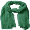 Crinkle hijab - muslim women headscarf - Soft Cotton - Green 59 view 1