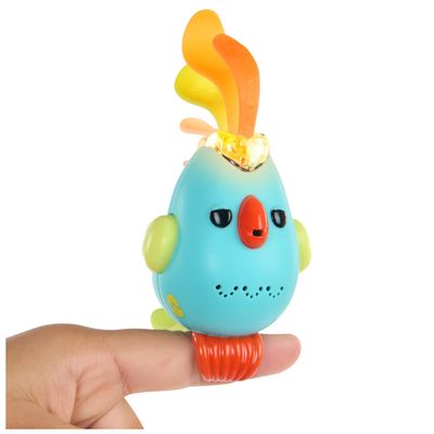 Fingerlings Sweet Tweets Interactive Bird Record & Play Secret Messages, Includes 40+ Sounds & Reactions Lionel (Blue)
