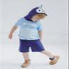 Bluey Little Boys Hooded Cosplay T-Shirt and French TerryShorts Outfit Set 7-8 view 2