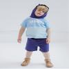 Bluey Little Boys Hooded Cosplay T-Shirt and French TerryShorts Outfit Set 7-8 view 4