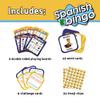EDUMAETRIX Spanish English Bilingual Bingo with Challenging Cards Vocabulary Language-Learning Educational Reading Games for Kids Ages 5+ view 3