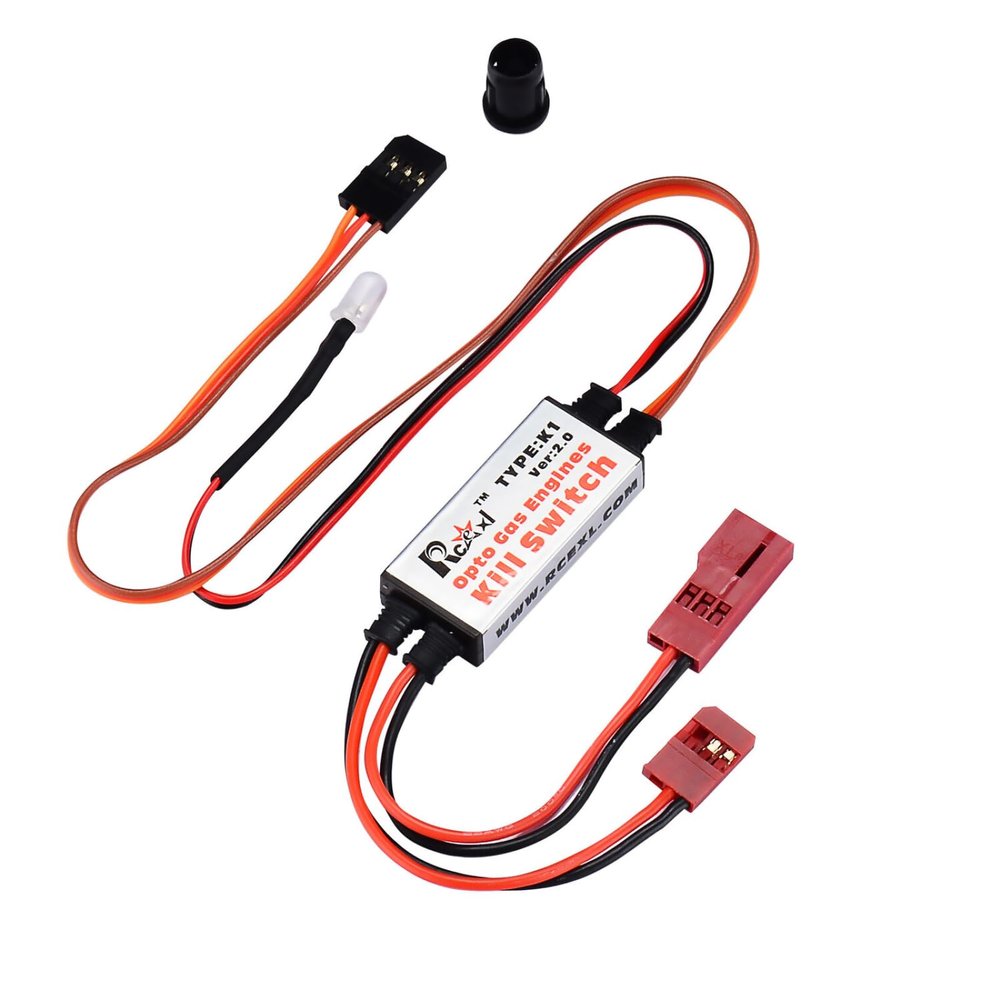 DAGIJIRD Opto Gas Engine Kill Switch RC Part for DLA DLE DA Ignition Cut Off, RC Gas Engine Ignition Cut Off Switch