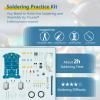 3pcs EI Electronic Intelligent Tracking Cart Kit Electronic Practice Kit for Students Teenagers Adults DIY Practice Soldering Projects Learn to Solder Kits for Home and School Education view 3
