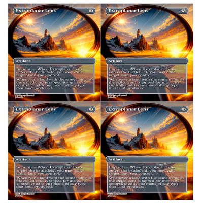 4x | Extraplanar Lens | Anime | Full Art | Foil or Non-Foil (Foil)