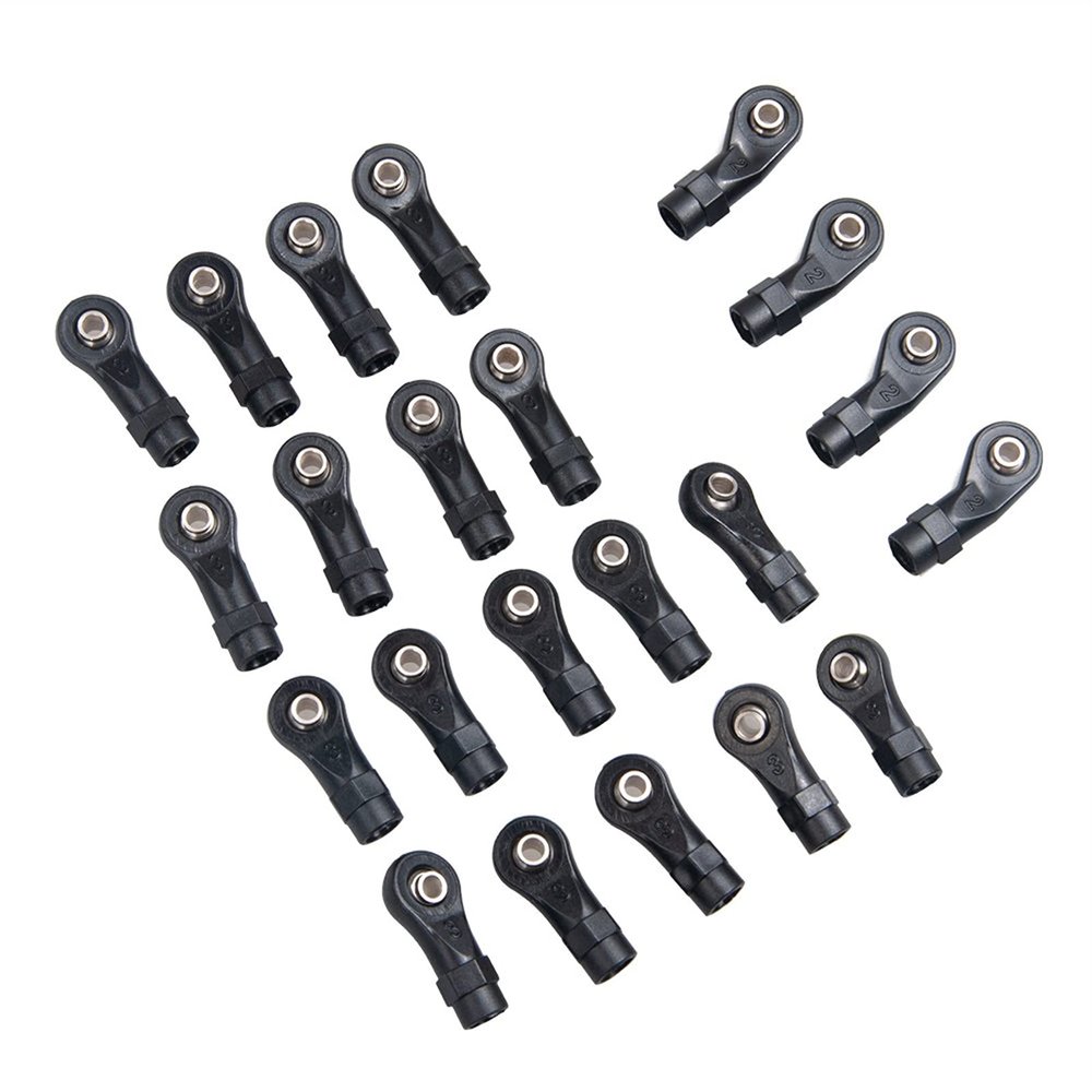 1 Kit Standard (10) Angled 10 Degrees (8) Offset (4) Rod Ends for for Traxxas for TRX-4 1/10 RC Crawler Car Upgrade Parts Modification Accessories