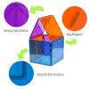 NEOFORMERS Large Magnetic Tiles Set - 6 Piece Square STEM Learning & Educational Building Kit for Kids - Perfect Construction Toy Gift view 3