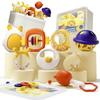 Baby Rattles Newborn Toys for 0-6 Months Infant Teethers Toys with Storage Box Silicone Chew Ball Toy for 6-12 18 Months Baby Shower Gifts Essentials view 1