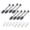 KingVal Replacement RC Car Shell Clips with Pull Tabs Universal Compatible with 1/7 1/8 1/10 1/12 RC Car view 2