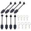 KingVal Replacement RC Car Shell Clips with Pull Tabs Universal Compatible with 1/7 1/8 1/10 1/12 RC Car view 4