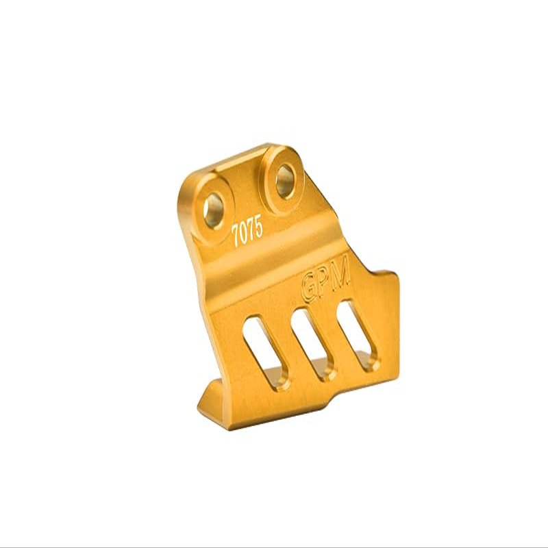 GPM Upgrades Aluminum 7075 Chain Guard Protector for 1/4 Promoto MX Motorcycle RTR FXRLOS06000/1/4 Promoto MX Motorcycle RTR FXRLOS06002 RC Car (Gold)