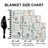 DIZZY Personalized Blankets, Custom Blanket with Name for Boy, Best Gift for Monogram Plush Fleece Woodland Animals Nursery Super Soft Sherpa Blankets view 2