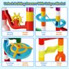 ifollower Marble Run, 110pcs Marble Maze Game Construction Building Toys for Kids, Marble Track Race Set STEM Learning Toys Gift for Boys Girls 3 4 5 6 7 8 9 10+, 8105 view 3