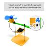 DIY Kits Toy Mini Solar Power Generator Fan Model Solar Generator Fan Toy, Solar Generator Generation, Physical Handmade Set for Kids Teaching Experiment Home view 4