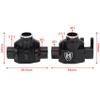 MEUS Racing Aluminum Front and Rear Axle Center 3rd Member Housing for Axial 1/10 SCX10 PRO Upgrades Crawler view 2
