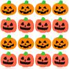 48 Pcs Halloween Pumpkin Erasers for Kids Bulk, Cute Erasers Novelty Pencil Erasers Homework Rewards School Students Classroom Prizes Holiday Party Favors Gifts view 1
