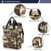 ZENWAWA Diaper Bag Backpack for Mom Dad-Forest Mushrooms Print with Insulated Feeding Bottle Inserts, Nappy Daypack for Outdoor Hiking Travel 11.025.9115.3 INCH view 2