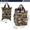 ZENWAWA Diaper Bag Backpack for Mom Dad-Forest Mushrooms Print with Insulated Feeding Bottle Inserts, Nappy Daypack for Outdoor Hiking Travel 11.025.9115.3 INCH view 3