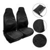 unahtinr Black Oxford Cloth Car Seat Cover Front/Rear Seat Cushion Cover Waterproof Full Wrap Seat Protector,Universal A# view 2
