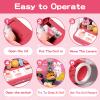 Aiqi Kids Claw Machine, Mini Candy Vending Grabber, Prize Dispenser Toys for Girls and Boys, Electronic Claw Game Machine for Party Birthdays with Lights Sound, Includes 10 Plush and 10 Mini Toys view 3