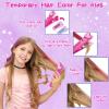 Gifts2U Hair Salon Toys for Girls, 26 Pcs Realistic Girl Beauty Salon Playset Hair Styling Set with Blow Dryer, Barber Costume Apron, Scissors and Stylist Accessories. view 3