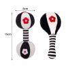 2X Baby Rattle Set Maracas, Hand Bell Baby Musical Toys Enlightenment Weight Rattle Baby Barbell Rattle Sensory Hand Barbell for Boys Girls view 4