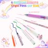 JAMIEWIN Markers Set with Glitter Unicorn Pencil Case, 59 Pcs Art and Craft Supplies Kit for Kids, Unicorn Gifts for Girls 4-9 Year Old for Christmas Birthday view 3