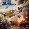 DEERC RC Plane 3 Channel BF-109 Remote Control Airplane Fighter Toys,2.4GHz 6-axis Gyro Stabilizer RTF Glider Aircraft Plane with 2 Batteries,Easy to Fly for Adults Kids Beginners Boys view 2