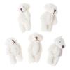 3 Bag Pendant Cartoon Plush Joint Bear Keychain Mini Stuffed Bear Women Backpack Handbag Decorated Gift Favorite 5pcs Decompression Toy Set view 1