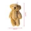 3 Bag Pendant Cartoon Plush Joint Bear Keychain Mini Stuffed Bear Women Backpack Handbag Decorated Gift Favorite 5pcs Decompression Toy Set view 4