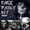 YUYTE Halloween Cosplay SFX Makeup Set, Oil Based Face Paint, Black and White Set, Non Irritating, Easy to Use and Remove, Waterproof, Long Lasting view 2