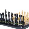 1972 Reproduced Fischer Spassky Staunton Chess Pieces Set-Weighted Chess Pieces Only - 3.7" King view 3